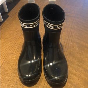 michael kors waterproof rubber boots brand new